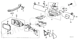 MIRROR/SUNVISOR B-43 MIRROR/SUNVISOR