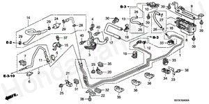 FUEL PIPE/CANISTER (LH) B-4 FUEL PIPE/CANISTER (LH)