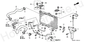 RADIATOR HOSE/RESERVE TAN K B-5-10 RADIATOR HOSE/RESERVE TAN K