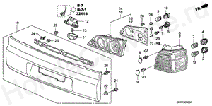 TAILLIGHT/LICENSE LIGHT B-9 TAILLIGHT/LICENSE LIGHT