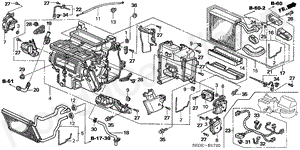 HEATER UNIT (LH) B-17-20 HEATER UNIT (LH)