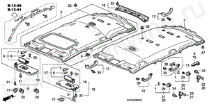 ROOF LINING B-38 ROOF LINING