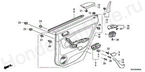 REAR DOOR LINING B-39-20 REAR DOOR LINING
