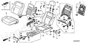 FRONT SEAT (R.)(LH)(2) B-40-3 FRONT SEAT (R.)(LH)(2)