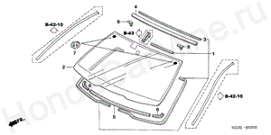 B-52 FRONT WINDSHIELD