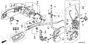 B-53-10 FRONT DOOR LOCKS/OUTER HA NDLE