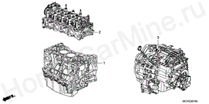 ENGINE ASSY./TRANSMISSION  ASSY. E-20-10 ENGINE ASSY./TRANSMISSION  ASSY.