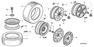 B-18 TIRE/WHEEL DISKS