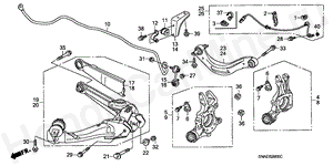B-29 REAR LOWER ARM