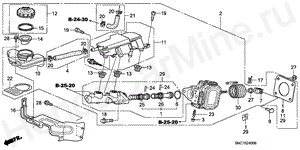 B-24 BRAKE MASTER CYLINDER(LH)