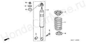 B-30 REAR SHOCK ABSORBER