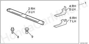 L33-09-01 Декоративные пороги, к-т