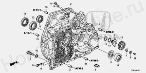 ATM-1-1 КОЖУХ ГИДРОТРАНСФОРМАТОРА (2.0L)