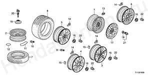 B-18 TIRE/WHEEL DISKS