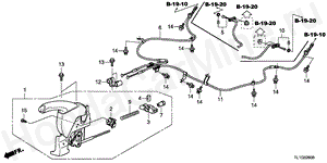 B-26 PARKING BRAKE(LH)