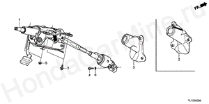 B-32 STEERING COLUMN