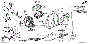 B-35 SELECT LEVER(LH)