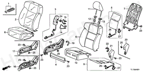 B-40-1 FRONT SEAT(R.)(LH)