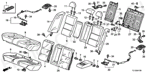 B-41 REAR SEAT