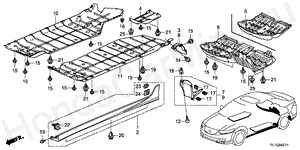 B-42-11 SIDE SILL GARNISH/UNDER C OVER