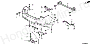 B-46-50 REAR BUMPER