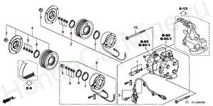 B-57 AIR CONDITIONER(COMPRESSO R)(2.0L)