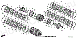 ATM-4 CLUTCH (LOW-3RD)