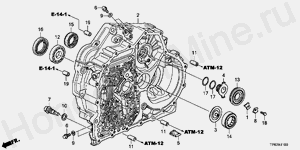 ATM-11 КОЖУХ ГИДРОТРАНСФОРМАТОРА (L4)