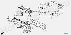 E-3-11 ТОПЛИВНЫЙ ИНЖЕКТОР (L4)