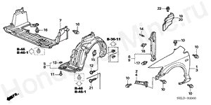 B-50 FRONT FENDERS