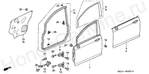 B-53-20 FRONT DOOR PANEL