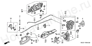 B-54-10 REAR DOOR LOCK/OUTER HAND LE