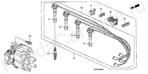  HIGH TENSION CORD - SPARK PLUG