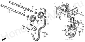  CAMSHAFT - TIMING BELT