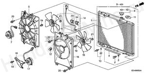  RADIATOR (DENSO)