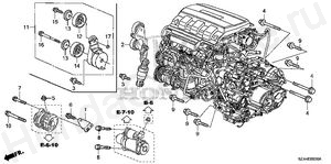  ALTERNATOR BRACKET  - TENSIONER