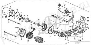  STARTER MOTOR (DENSO)