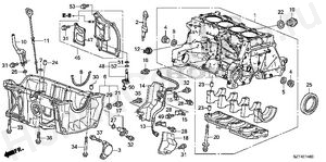 CYLINDER BLOCK - OIL PAN CYLINDER BLOCK - OIL PAN