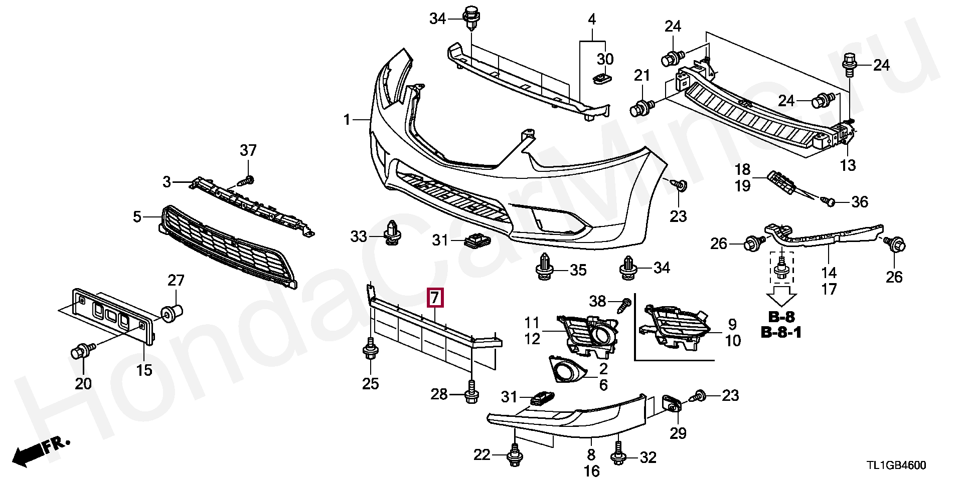 Автосервис запчасти honda