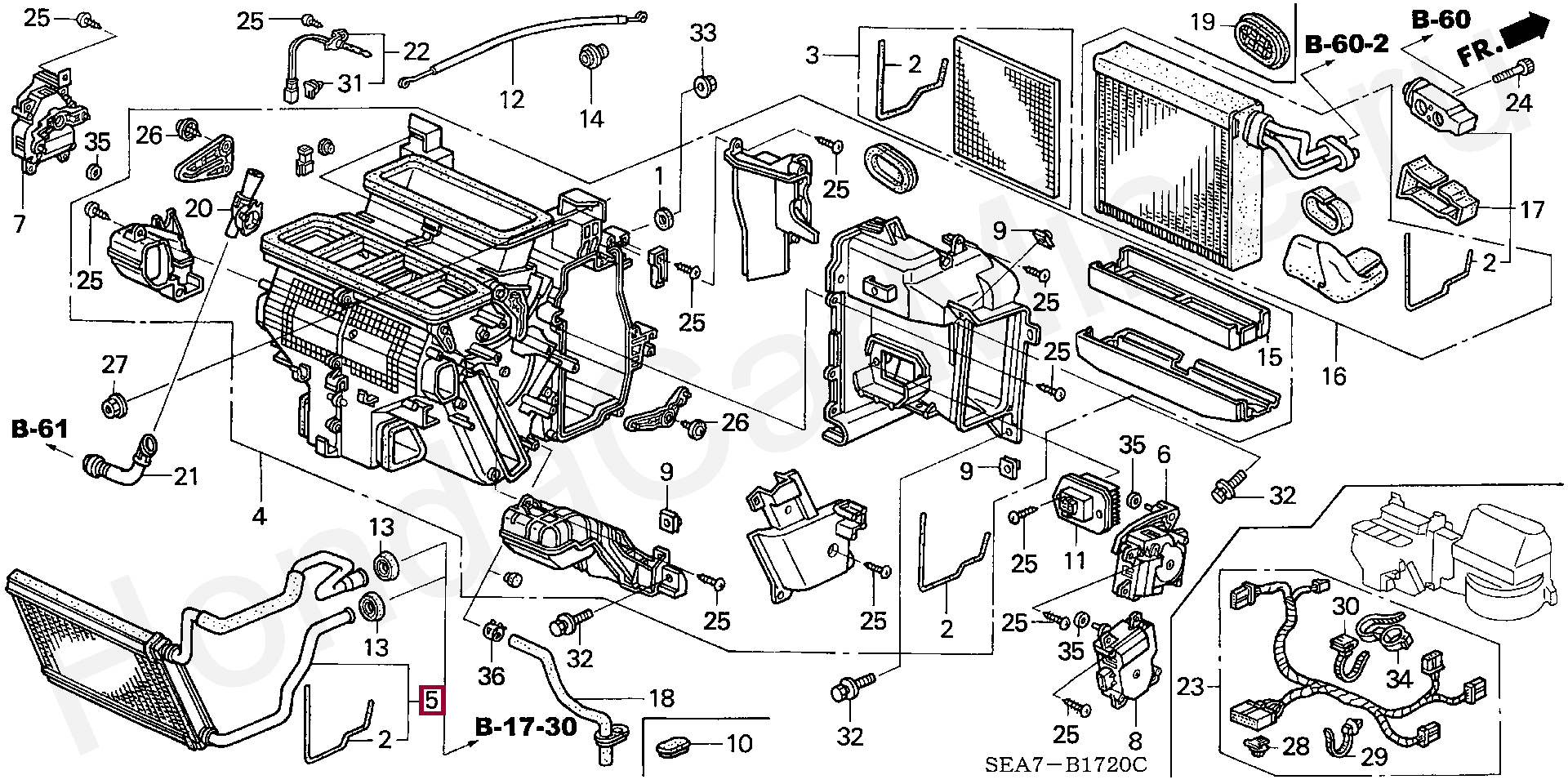 Кондиционер хонда срв рд1 схема - 87 фото