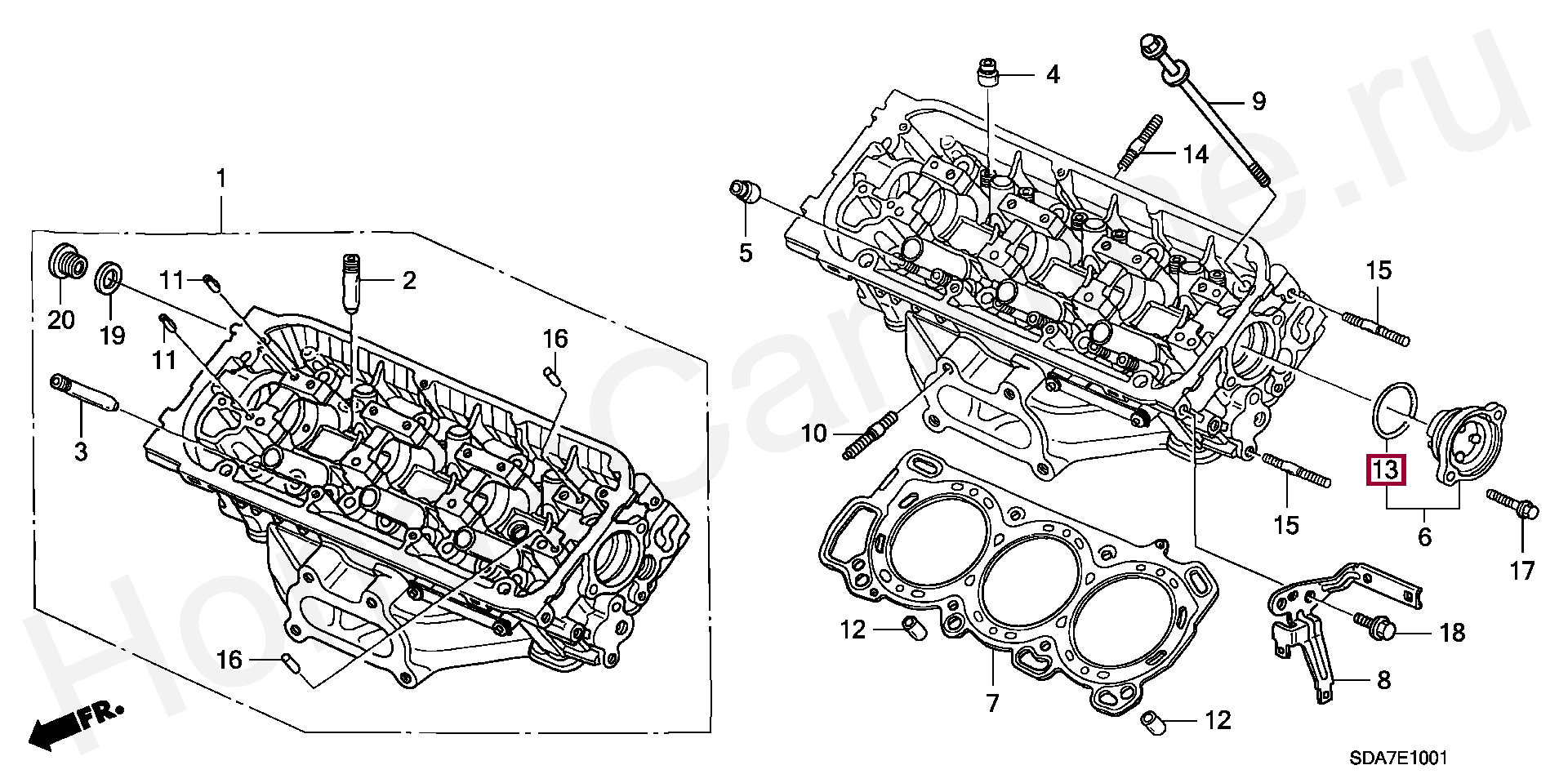 Кольцо / o-ring 48.5x2.4, 91301P8AA00