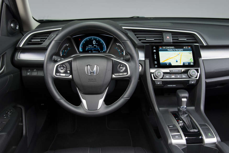 Интерьер honda civic 5d