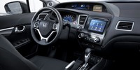 Салон Honda Civic  - все для удобства водителя и пассажиров