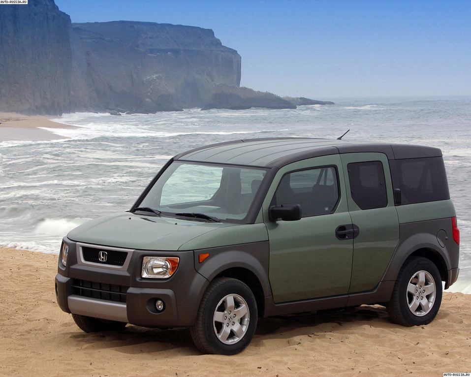 Honda Element- молодежный компакт-кроссовер Honda Element - автомобиль для активного отдыха