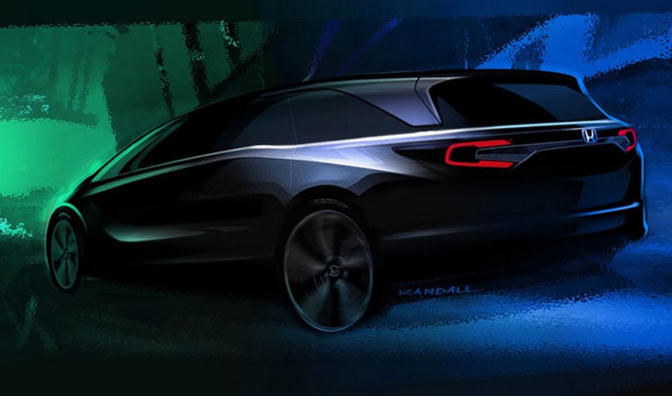 Новое поколение минивэна Honda Odyssey представят в январе
